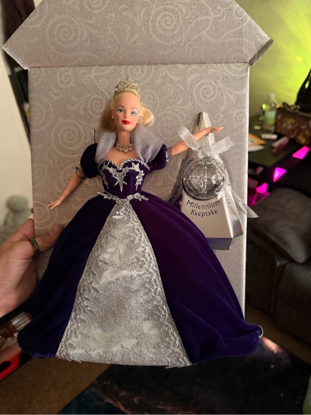 Barbie Purple and Silver Celebration Doll with Tiara
